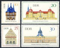 DDR 1968 Mi-Nr. 1379-1382 ** Bedeutende Bauwerke