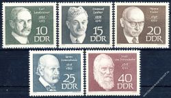 DDR 1968 Mi-Nr. 1386-1390 ** Berühmte Persönlichkeiten