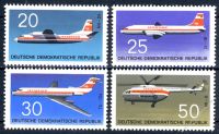 DDR 1969 Mi-Nr. 1524-1527 ** Flugzeuge