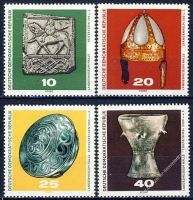 DDR 1970 Mi-Nr. 1553-1556 ** Archologische Funde