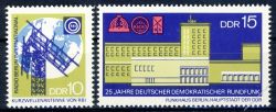 DDR 1970 Mi-Nr. 1573-1574 ** 25 Jahre Deutscher Demokratischer Rundfunk