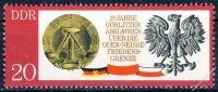 DDR 1970 Mi-Nr. 1591 ** 20. Jahrestag des Grlitzer Abkommens zur Oder-Neie-Grenze