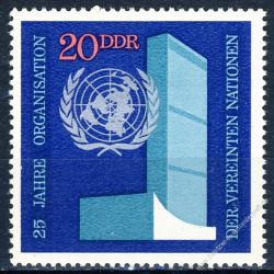 DDR 1970 Mi-Nr. 1621 ** 25 Jahre Vereinte Nationen