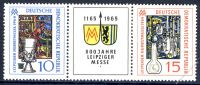 DDR 1964 Mi-Nr. 1052-1053 (ZD) ** Leipziger Herbstmesse