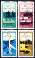 DDR 1974 Mi-Nr. 1984-1987 ** 100 Jahre Weltpostverein