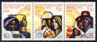 DDR 1975 Mi-Nr. 2019-2021 (ZD) ** Internationales Jahr der Frau