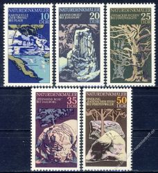 DDR 1977 Mi-Nr. 2203-2207 ** Naturdenkmler