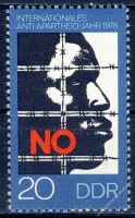 DDR 1978 Mi-Nr. 2369 ** Internationales Jahr gegen Rassismus