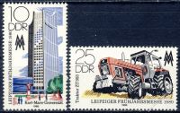 DDR 1980 Mi-Nr. 2498-2499 ** Leipziger Frhjahrsmesse