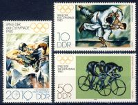 DDR 1980 Mi-Nr. 2528-2531 ** Olympische Sommerspiele