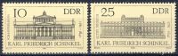 DDR 1981 Mi-Nr. 2619-2620 ** 200. Geburtstag von Karl Friedrich Schinkel