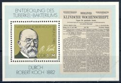 DDR 1982 Mi-Nr. 2685 (Block 67) ** 100. Jahrestag der Entdeckung des Tuberkulose-Erregers durch Robert Koch