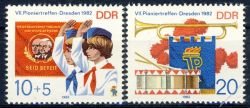 DDR 1982 Mi-Nr. 2724-2725 ** Pioniertreffen