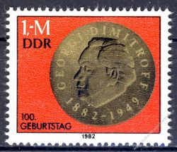 DDR 1982 Mi-Nr. 2708 ** 100. Geburtstag von Georgi M. Dimitrow
