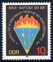 DDR 1982 Mi-Nr. 2736 ** Kongress der Internationalen Frderation der Widerstandkmpfer