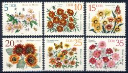 DDR 1982 Mi-Nr. 2737-2742 ** Herbstblumen