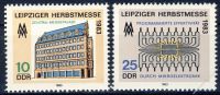 DDR 1983 Mi-Nr. 2822-2823 ** Leipziger Herbstmesse