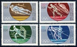 DDR 1983 Mi-Nr. 2839-2842 ** Olympische Winterspiele 1984 in Sarajevo