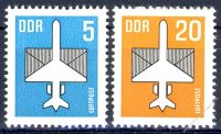 DDR 1983 Mi-Nr. 2831-2832 ** Flugpostmarken