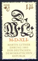 DDR 1983 Mi-Nr. 2833 ** 500. Geburtstag von Martin Luther