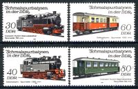 DDR 1984 Mi-Nr. 2864-2867 ** Schmalspurbahnen
