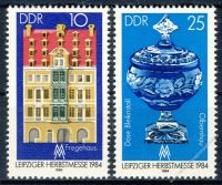 DDR 1984 Mi-Nr. 2891-2892 ** Leipziger Herbstmesse