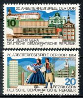 DDR 1984 Mi-Nr. 2880-2881 ** Arbeiterfestspiele der DDR