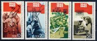 DDR 1985 Mi-Nr. 2941-2944 ** 40. Jahrestag der Befreiung vom Faschismus