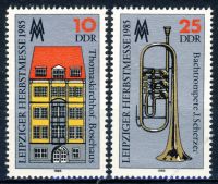 DDR 1985 Mi-Nr. 2963-2964 ** Leipziger Herbstmesse