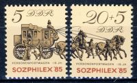 DDR 1985 Mi-Nr. 2965-2966 ** Internationale Briefmarkenausstellung