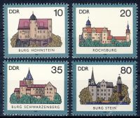 DDR 1985 Mi-Nr. 2976-2979 ** Burgen