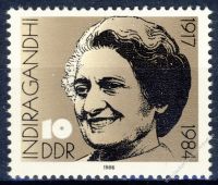 DDR 1986 Mi-Nr. 3056 ** 69. Geburtstag von Indira Gandhi