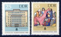 DDR 1986 Mi-Nr. 3038-3039 ** Leipziger Herbstmesse