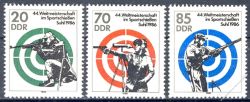 DDR 1986 Mi-Nr. 3045-3047 ** Weltmeisterschaft im Sportschieen