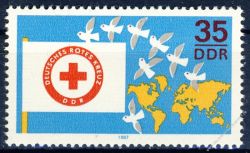 DDR 1987 Mi-Nr. 3088 ** Kongress des Deutschen Roten Kreuzes der DDR
