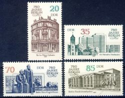 DDR 1987 Mi-Nr. 3071-3074 ** 750 Jahre Berlin