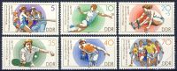 DDR 1987 Mi-Nr. 3111-3116 ** Turn- und Sportfest; Kinder- und Jugendspartakiade