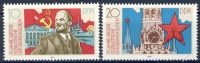 DDR 1987 Mi-Nr. 3130-3131 ** 70. Jahrestag der Oktoberrevolution in Russland