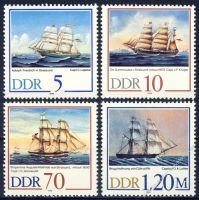 DDR 1988 Mi-Nr. 3198-3201 ** 500 Jahre Schiffer-Compagnie