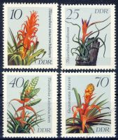 DDR 1988 Mi-Nr. 3149-3152 ** Bromelien