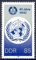 DDR 1988 Mi-Nr. 3214 ** 40 Jahre Weltgesundheitsorganisation