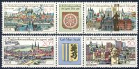 DDR 1988 Mi-Nr. 3173-3176 (ZD) ** Briefmarkenausstellung der Jugend