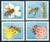 DDR 1990 Mi-Nr. 3295-3298 ** Die Biene