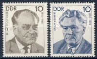 DDR 1990 Mi-Nr. 3300-3301 ** Persnlichkeiten der deutschen Arbeiterbewegung
