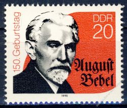 DDR 1990 Mi-Nr. 3310 ** 150. Geburtstag von August Bebel
