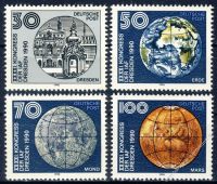 DDR 1990 Mi-Nr. 3360-3363 ** Kongress der Internationalen Astronautischen Fderation
