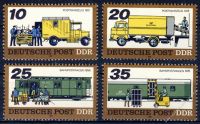 DDR 1978 Mi-Nr. 2299-2302 ** Posttransport frher und heute
