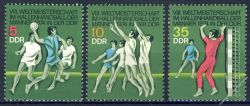 DDR 1974 Mi-Nr. 1928-1930 ** Hallenhandball-Weltmeisterschaft der Mnner