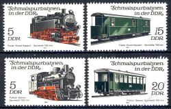 DDR 1981 Mi-Nr. 2629-2632 ** Schmalspurbahnen