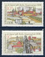 DDR 1986 Mi-Nr. 3030-3031 ** Briefmarkenausstellung der Jugend